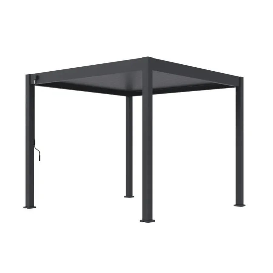 Orion Deluxe terrasoverkapping 300 x 300 cm antraciet