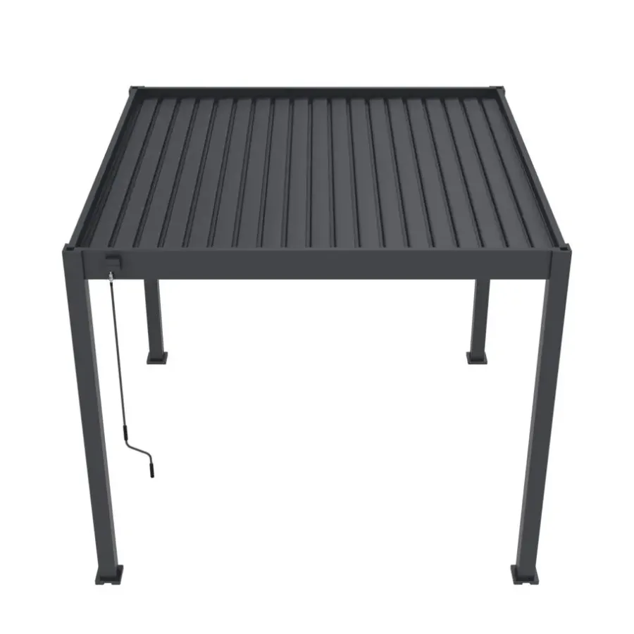 Orion Deluxe terrasoverkapping 300 x 300 cm antraciet