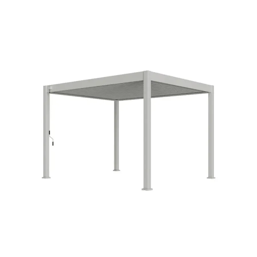Terrasoverkappingen-Orion Deluxe terrasoverkapping 360 x 400 cm lichtgrijs