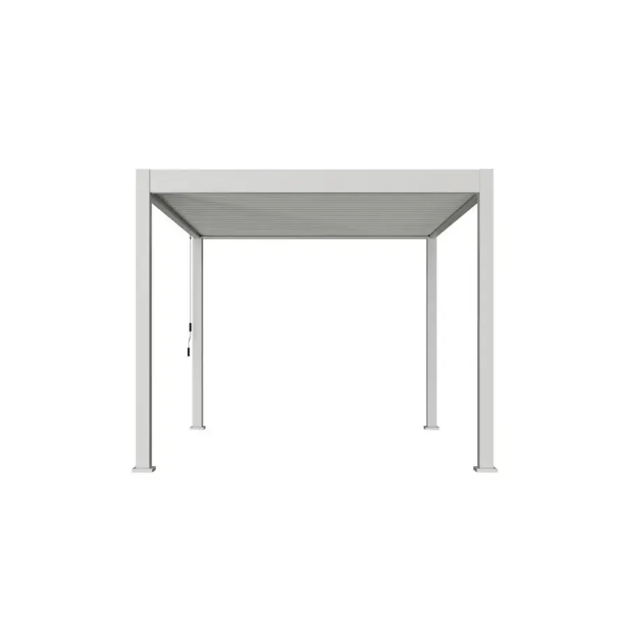 Terrasoverkappingen-Orion Deluxe terrasoverkapping 360 x 400 cm lichtgrijs