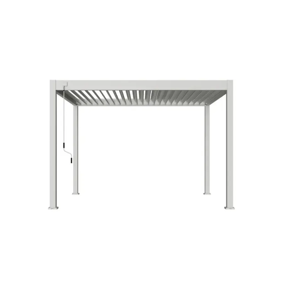 Terrasoverkappingen-Orion Deluxe terrasoverkapping 360 x 400 cm lichtgrijs