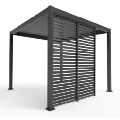 Terrasoverkappingen-Orion louvre shutter paneel (voor 3,6M kant) antraciet 1 stuk