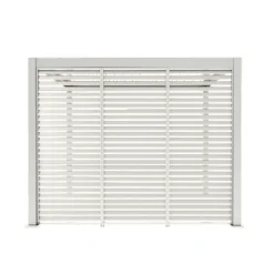 Terrasoverkappingen-Orion louvre shutter paneel (voor 4M kant) wit 1 stuk
