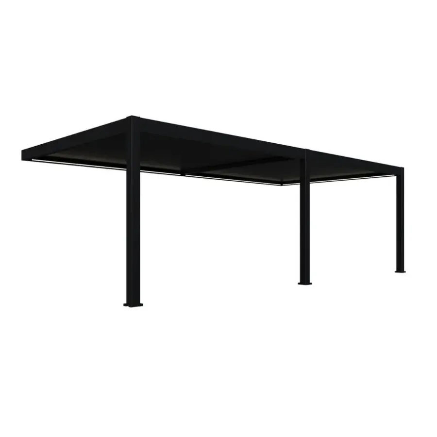 Orion Premium overkapping E-LED 400 x 800 cm antraciet