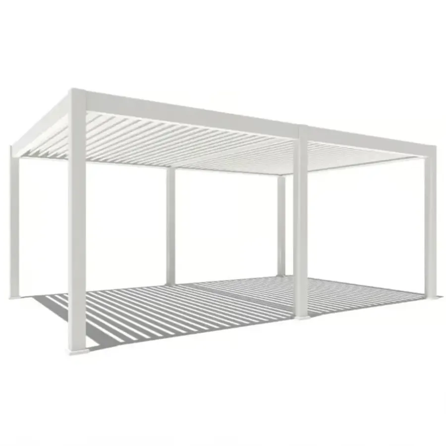 Terrasoverkappingen-Orion Premium overkapping E-LED - 400 x 600 cm - wit