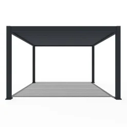 Orion Premium overkapping elektrisch met LED 400 x 400 antraciet
