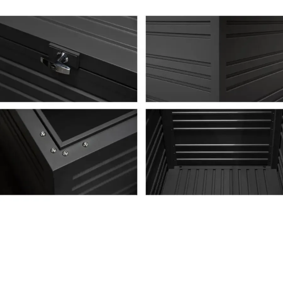 Orion Sit & Store aluminium opbergbox 590L antraciet