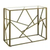 Beliani ORLAND - Consoletafel - Goud - Glas