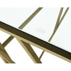 Beliani ORLAND - Consoletafel - Goud - Glas