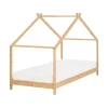 Kinderbedden-Beliani ORLU - Kinderbed - Lichthout - 90 x 200 cm - Dennenhout