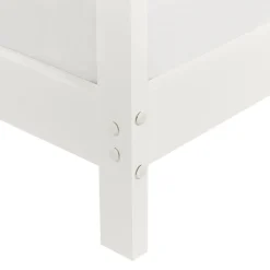 Kinderbedden-Beliani ORLU - Kinderbed - Wit - 90 x 200 cm - Dennenhout