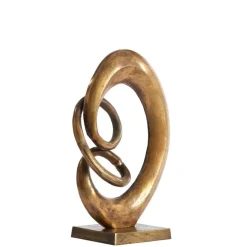 Beelden-Light & Living Ornament Eddy - Antiek Brons - 20x20x34cm