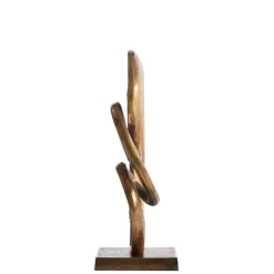 Beelden-Light & Living Ornament Eddy - Antiek Brons - 20x20x34cm