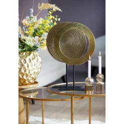 Light & Living Ornament op voet Waiwo - Antiek Brons/Zwart - 25x10x39cm