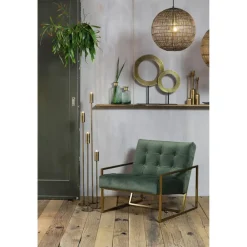 Light & Living Ornament op voet Waiwo - Antiek Brons/Zwart - 25x10x39cm
