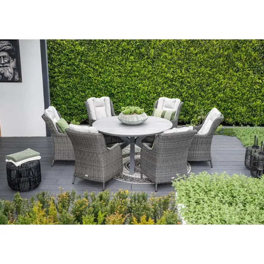 Tuinstoelen-Garden Impressions Osborne dining fauteuil - earl grey - valley sand