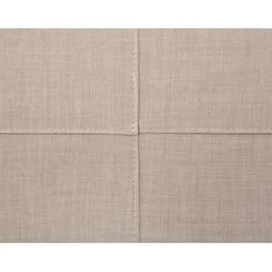 Hockers En Voetenbanken-Beliani OSLO - Ottomaan - Beige - Polyester
