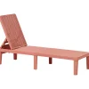 Leen Bakker OSSI - Ligstoel - Rood - Polypropyleen