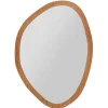 Merkloos Ostaria Wandspiegel Flow - donker hout - organisch - 36 x 50 cm