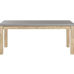 Beliani OSTUNI - Tuintafel - Grijs - 90 x 180 cm - Vezelcement