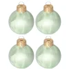 Othmar Decorations Kerstballen - 16x -4 cm - groen -glas