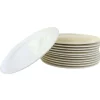 OTIX Dinerborden Bordenset 12 Persoons 27cm Wit Porselein LUNA