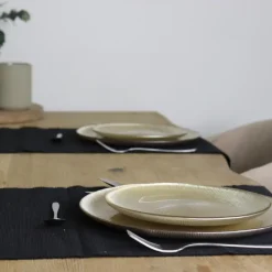 OTIX Dinerborden Bordenset 6 Persoons Goud Onderborden Kerst 27cm