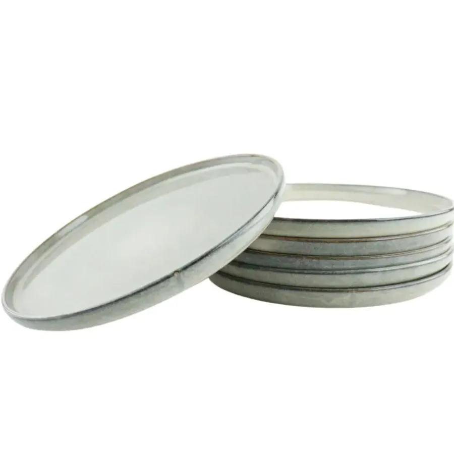 Dinerborden|Borden-OTIX Dinerborden Bordenset 6 Persoons 27cm Aardewerk BEECH