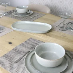 Dinerborden|Borden-OTIX Dinerborden Bordenset 6 Persoons 27cm Aardewerk BEECH