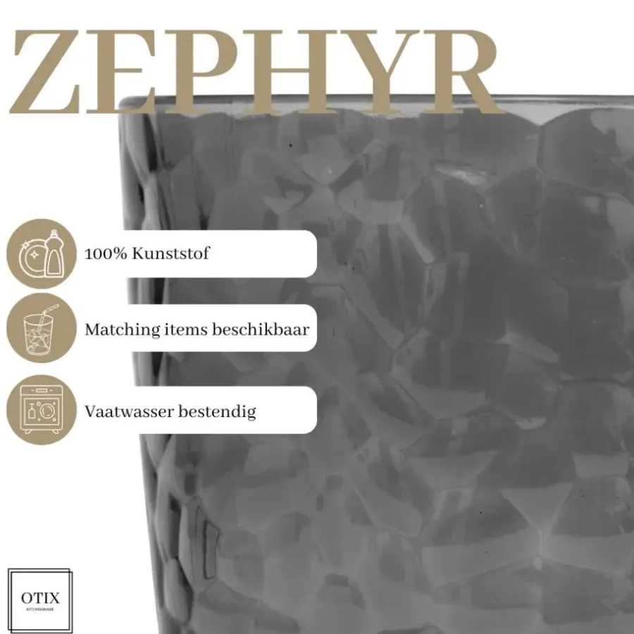 OTIX Drinkglazen Kan Zephyr - Grijs
