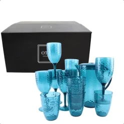 Waterglazen-OTIX Drinkglazen Wijnglazen Kan Harbor - Blauw