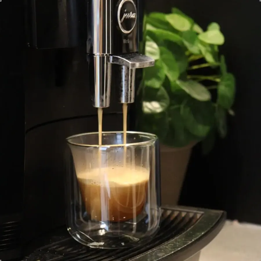Kopjes, Mokken En Bekers-OTIX Dubbelwandige Glazen Koffietassen Koffie en Espresso 12 stuks
