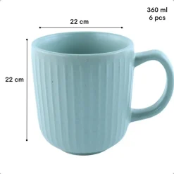 OTIX Koffiekopjes 6 stuks Aurora - Multikleur