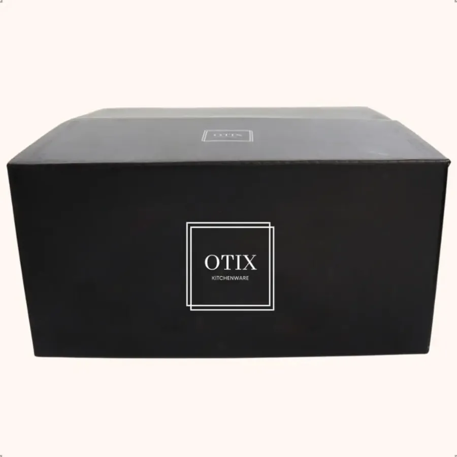 Kopjes, Mokken En Bekers-OTIX Koffiekopjes met Oor Koffietassen Set van 12 Mat Zwart 340ml