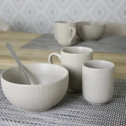 OTIX Koffiekopjes Met Oor Set van 6 Koffietassen Cappuccino Kop Theemok 300ML...