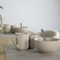 Koffieglazen-OTIX Koffiekopjes Met Oor Set van 12 Koffietassen Cappuccino Kop 300ML