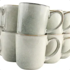 Koffieglazen-OTIX Koffiekopjes Set van 12 Espresso Kopjes 80ml 420ml Koffietassen