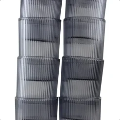 OTIX Kunststof Drinkglazen Herbruikbaar Set van 12 Waterglas Klein 350ml Tran...