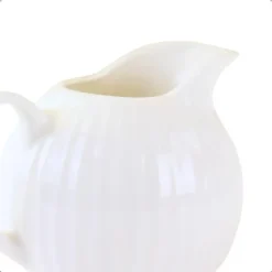 OTIX Melk en Suiker Set Melkkan Suikerpot met Oor Wit Porselein LUNA