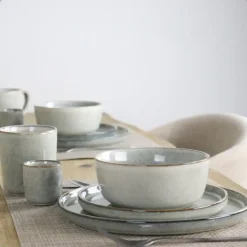 OTIX Ontbijtborden Bordenset 6 Persoons Dessertbord 21cm Aardewerk BEECH