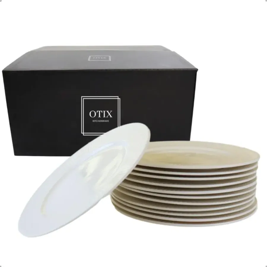 OTIX Ontbijtborden Bordenset 12 Persoons 20cm Dessertbord Ontbijtbo...