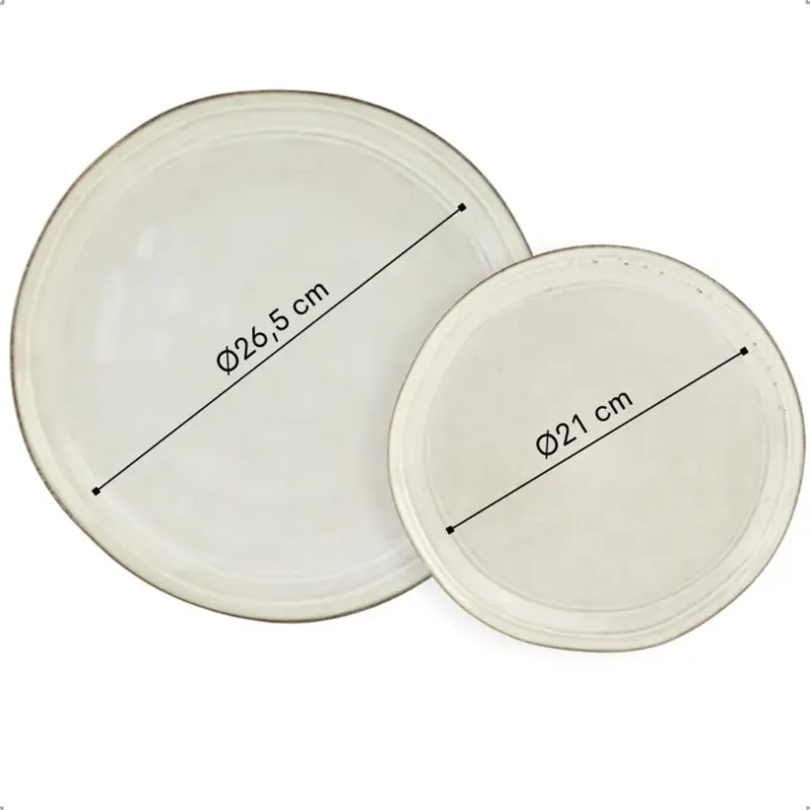 Serviessets-OTIX Serviesset 12 Delig Lily - Beige