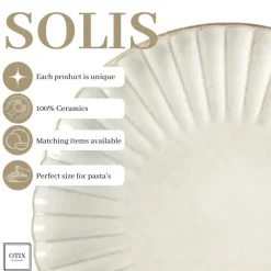 Serviessets-OTIX Serviesset 18 Delig Solis - Wit