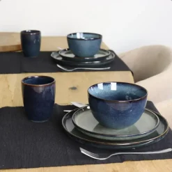 Serviessets-OTIX Serviesset 25-delig Bordenset Saladeschaal Koffiekopjes Ontbij...