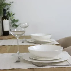 Serviessets-OTIX Serviesset 18-delig Bordenset 6-persoons Ontbijtborden Dinerbo...