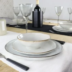 OTIX Soepkommen 6 Persoons Beige 15cm Soeptassen Keramiek LILY