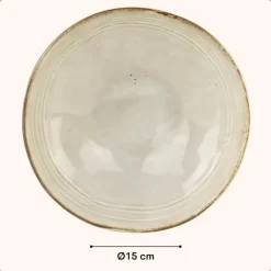 OTIX Soepkommen 6 Persoons Beige 15cm Soeptassen Keramiek LILY