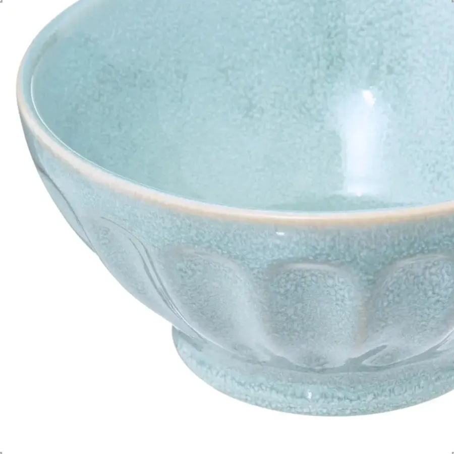 Kommen-OTIX Soepkommen Zonder Oor Set van 12 Schaaltjes 560ml Licht Blauw ELM