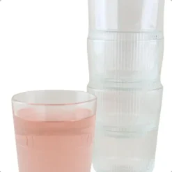 OTIX Theemok Drinkglazen Koffiemok Limonade glazen 320ml Set van 8