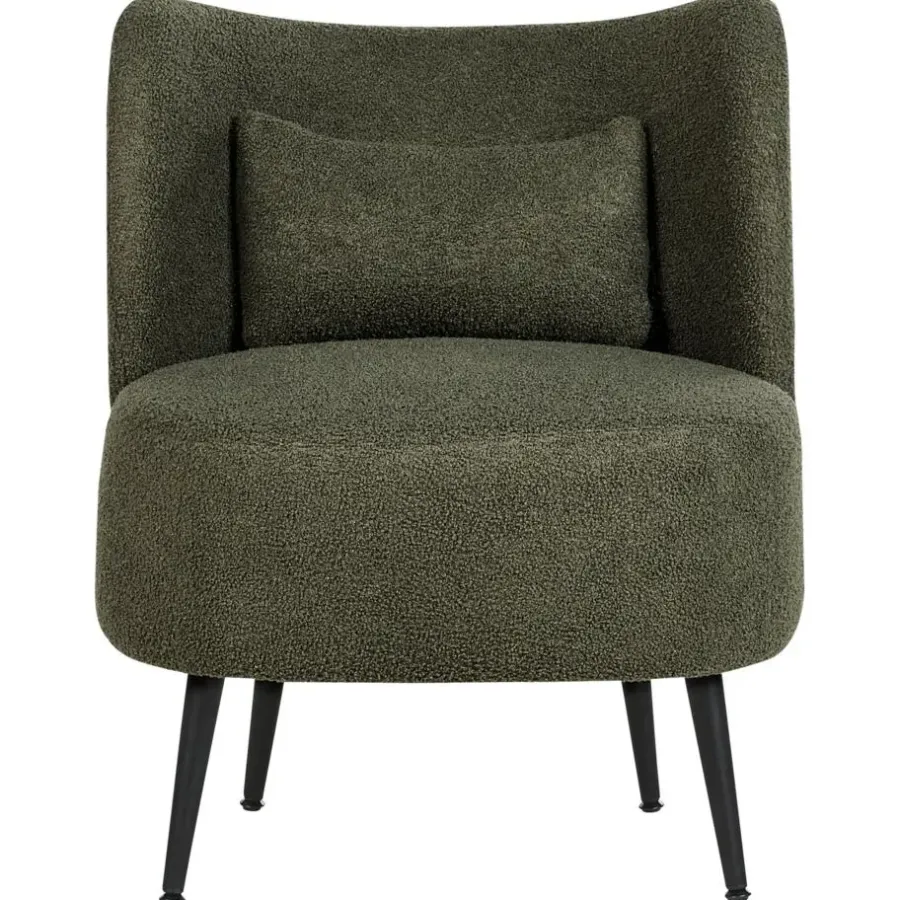 Beliani OTSBY - Fauteuil - Donkergroen - Bouclé